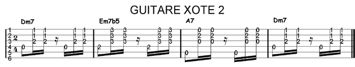 Le xote 2 � la guitare