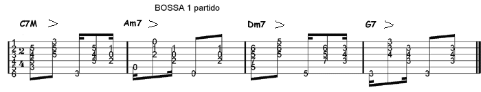 la bossa nova 1 en partido alto