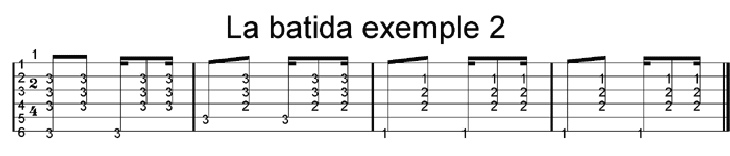 batida avec une syncope